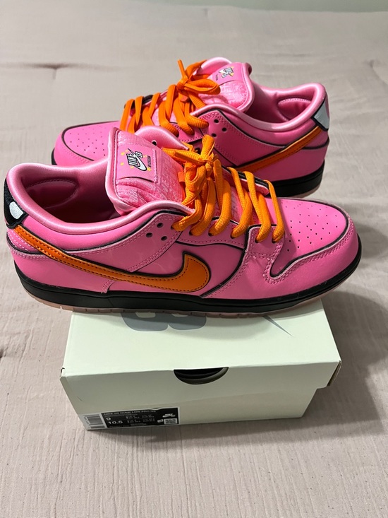 Nike Other - Nike Dunk SB Low Powerpuff Hot Pink with Orange Swoosh (NEW W. Box)